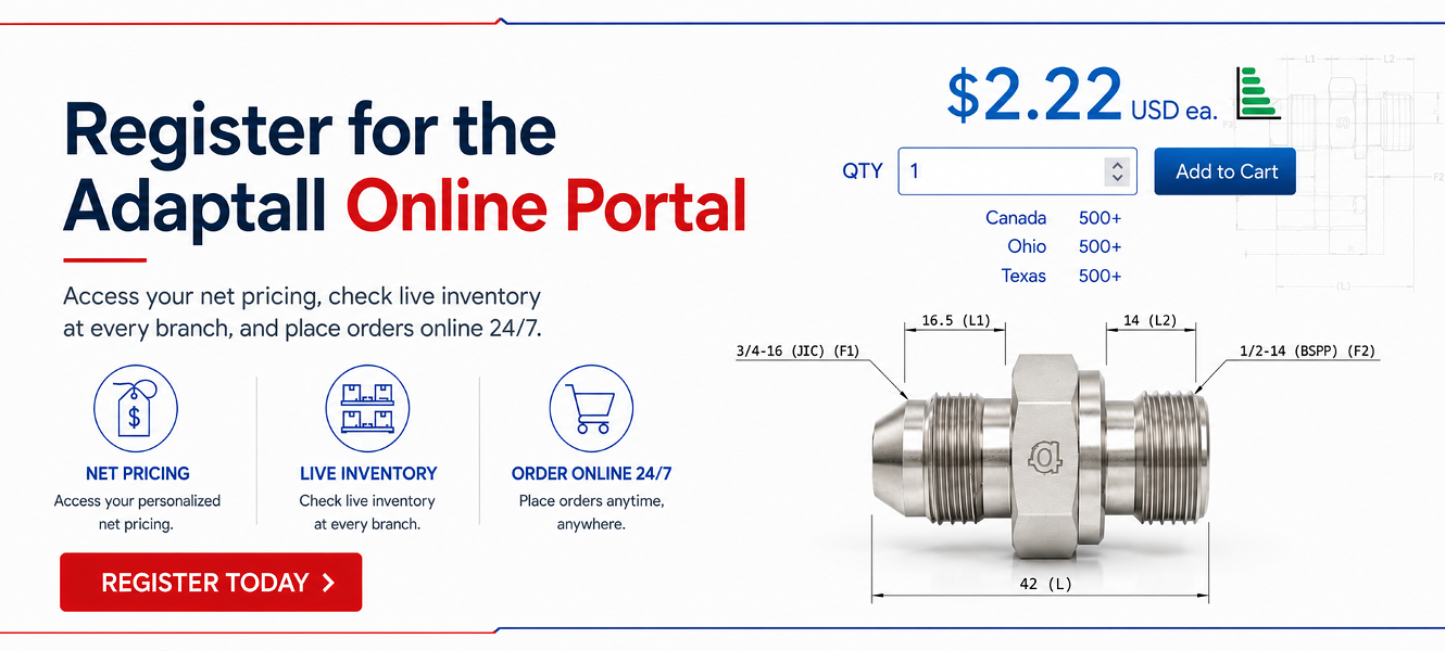 Adaptall Online Portal, Adaptall account registration, register account, Adaptall live inventory, place orders 24/7, net pricing