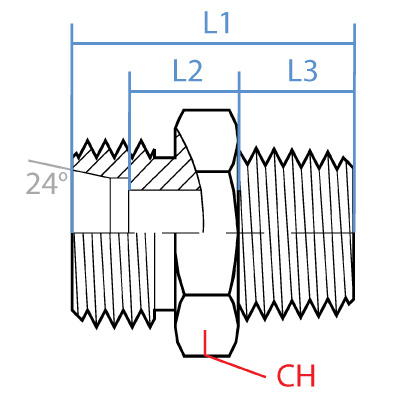 Part Number 5011LL-08-02C 5011LL-08-02C