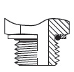 Retaining Ring & O-Ring Straight (Nm)